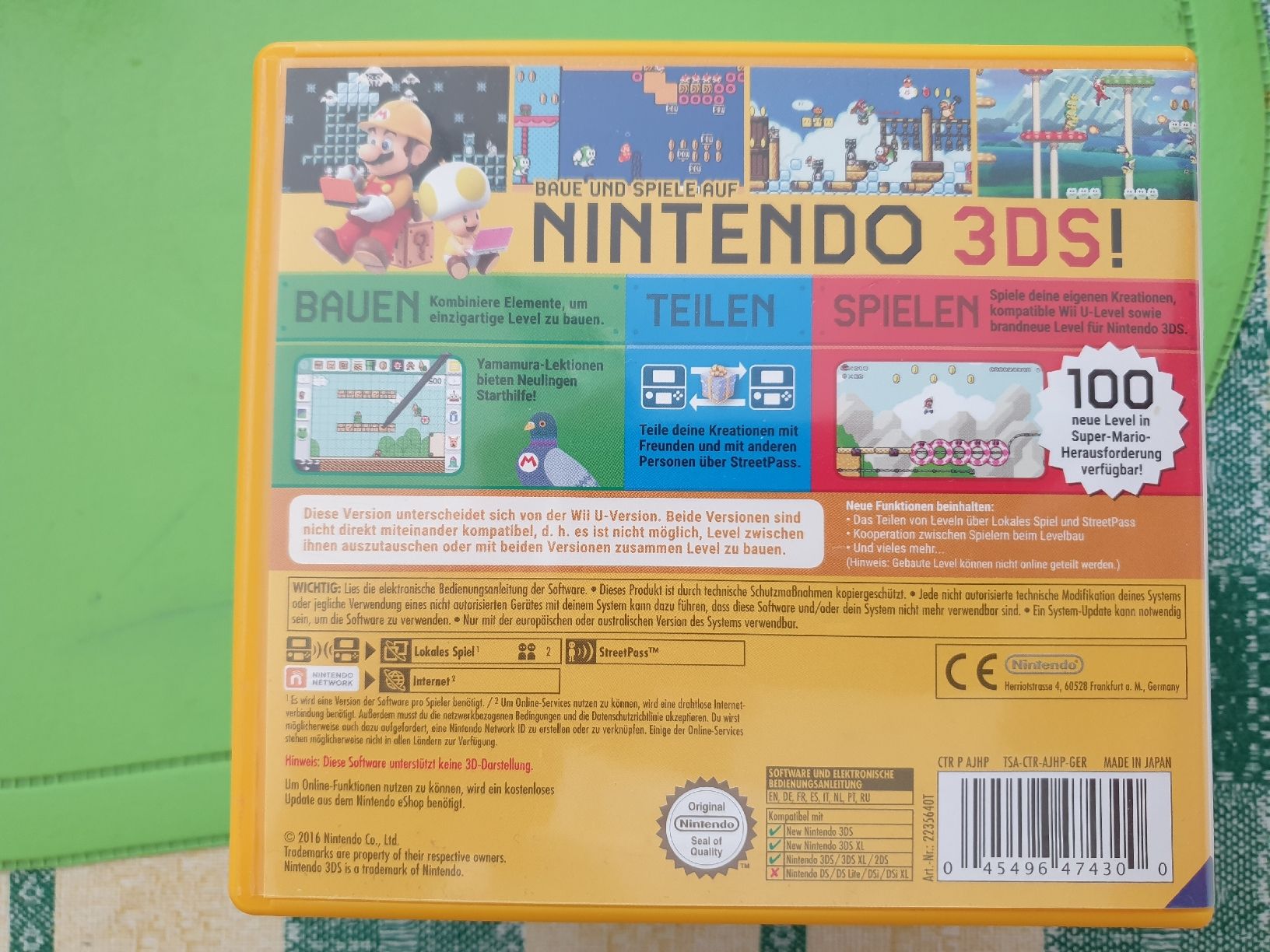 Nintendo Giochi: Super Mario Maker 3DS - Nintendo – Usato da Ittigen venduto da Ziok187 2