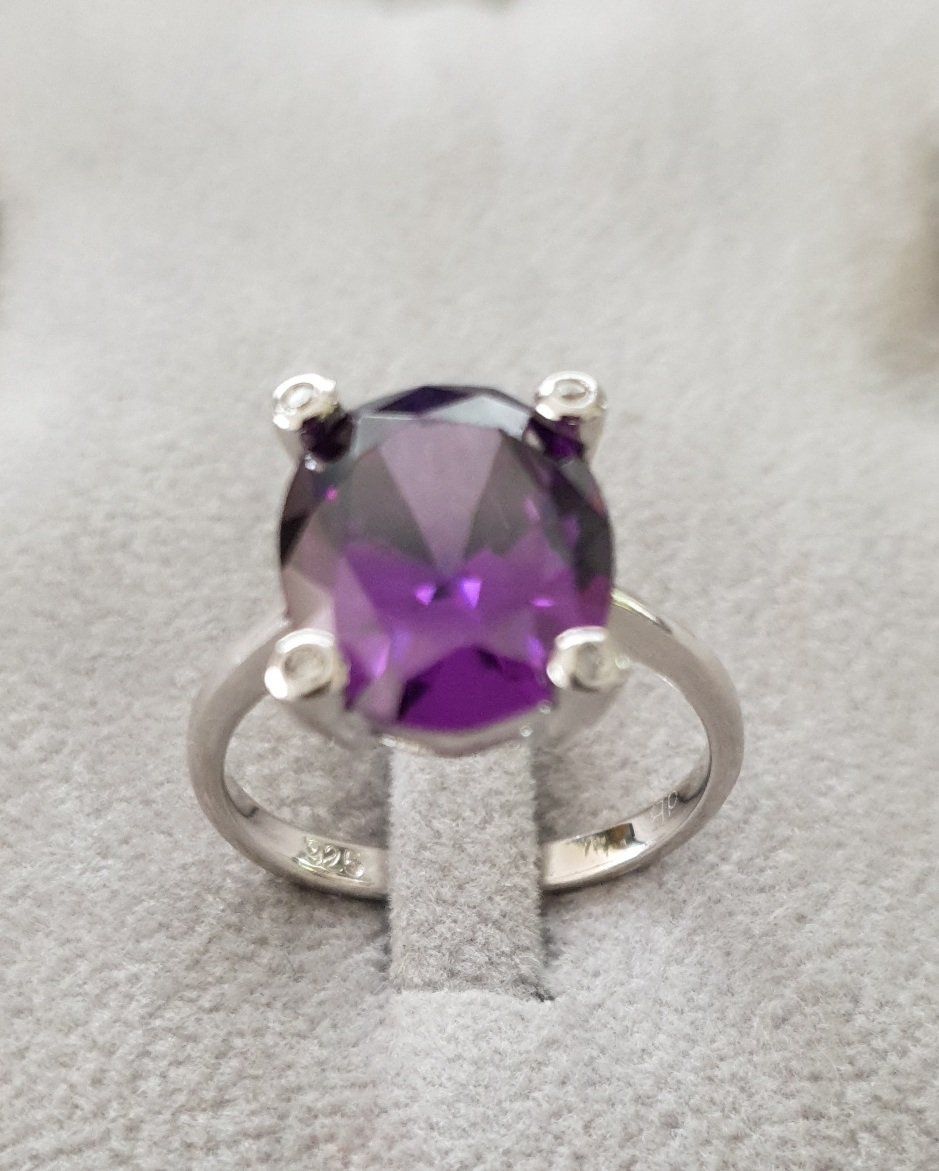 Ringe: Zeitloser Silber 925 Amethyst Ring - Neu – Neu und originalverpackt aus Uetikon am See von Coralreef 3