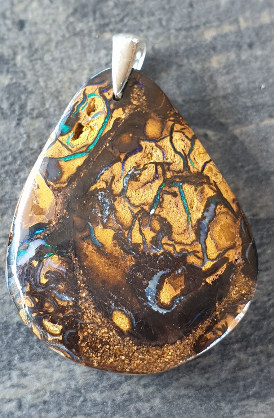 Anhänger: Yowah Opal Anhänger. – Neu (gemäss Beschreibung) aus Niederbüren von Raphael014 1