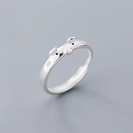 Anelli: Schweinchen Ring aus Silber – Nuovo e nell'imballaggio originale da Wil SG venduto da Veratier 3