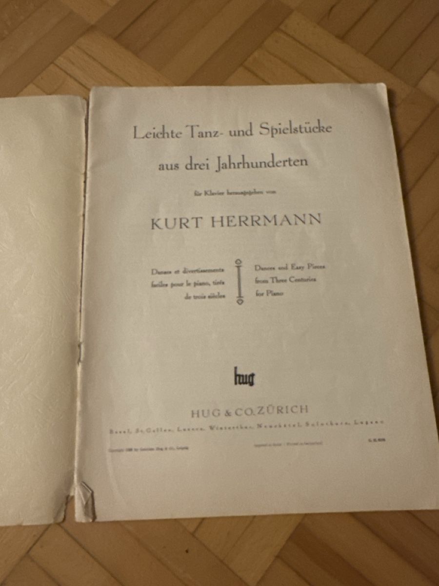 Bücher: Kurt Herrmann Klaviernoten – Gebraucht aus Urdorf von robobespannung 1