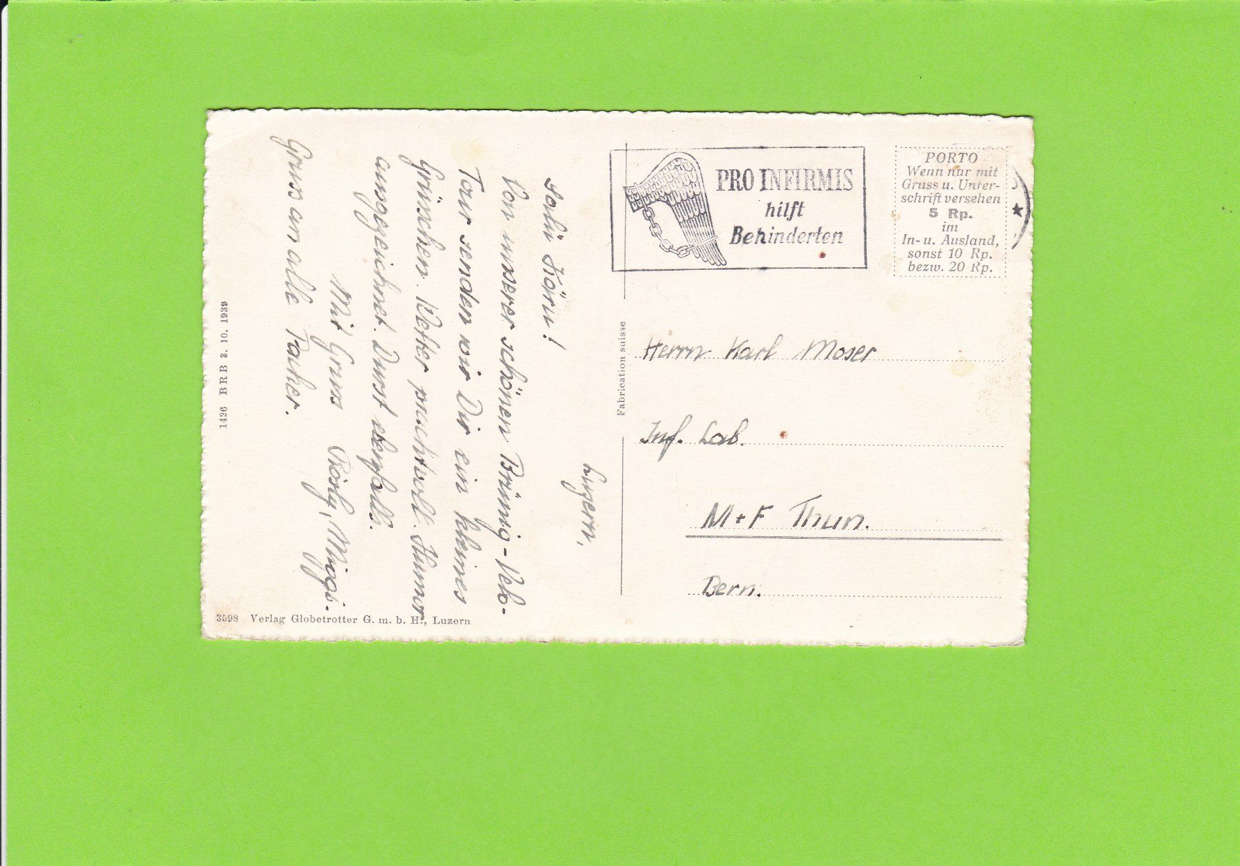Cartoline postali: Luzern-Wagenbachbrunnen--belebt – Usato da St. Peterzell venduto da neckertal 1