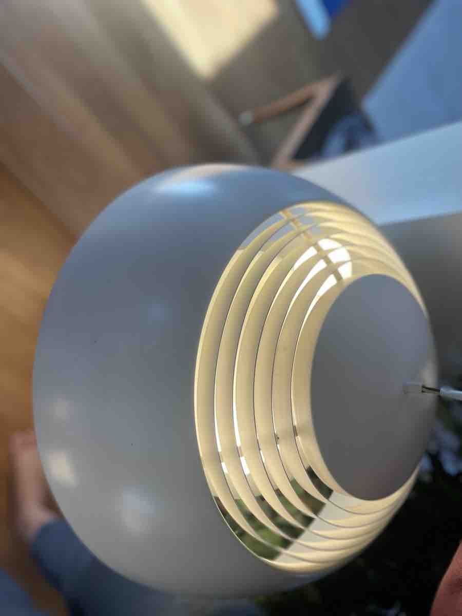 Lampadari & plafoniere: Deckenleuchte weiss Metall dänisches Design – Usato da Bern venduto da luzu 2