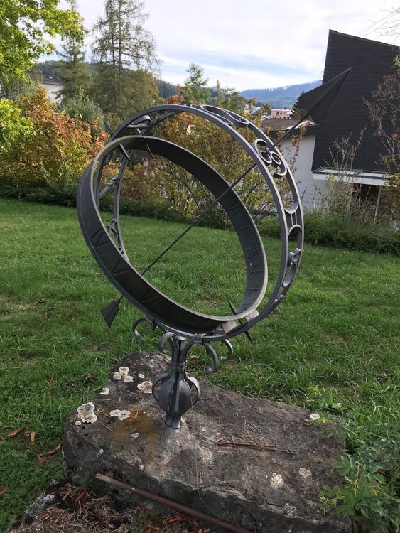 Sonnenuhr aus Metall für Garten, Terrasse, Balkon Kaufen auf Ricardo