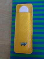 Braun Büffel Leder Etui Nagelfeile + Feile Reiseset NEU !!!