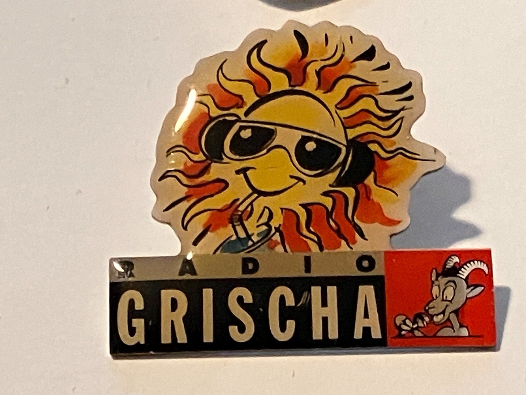 Placchette & Badge: 1 Pin Radio Grischa – Usato da Basel venduto da djwwpp