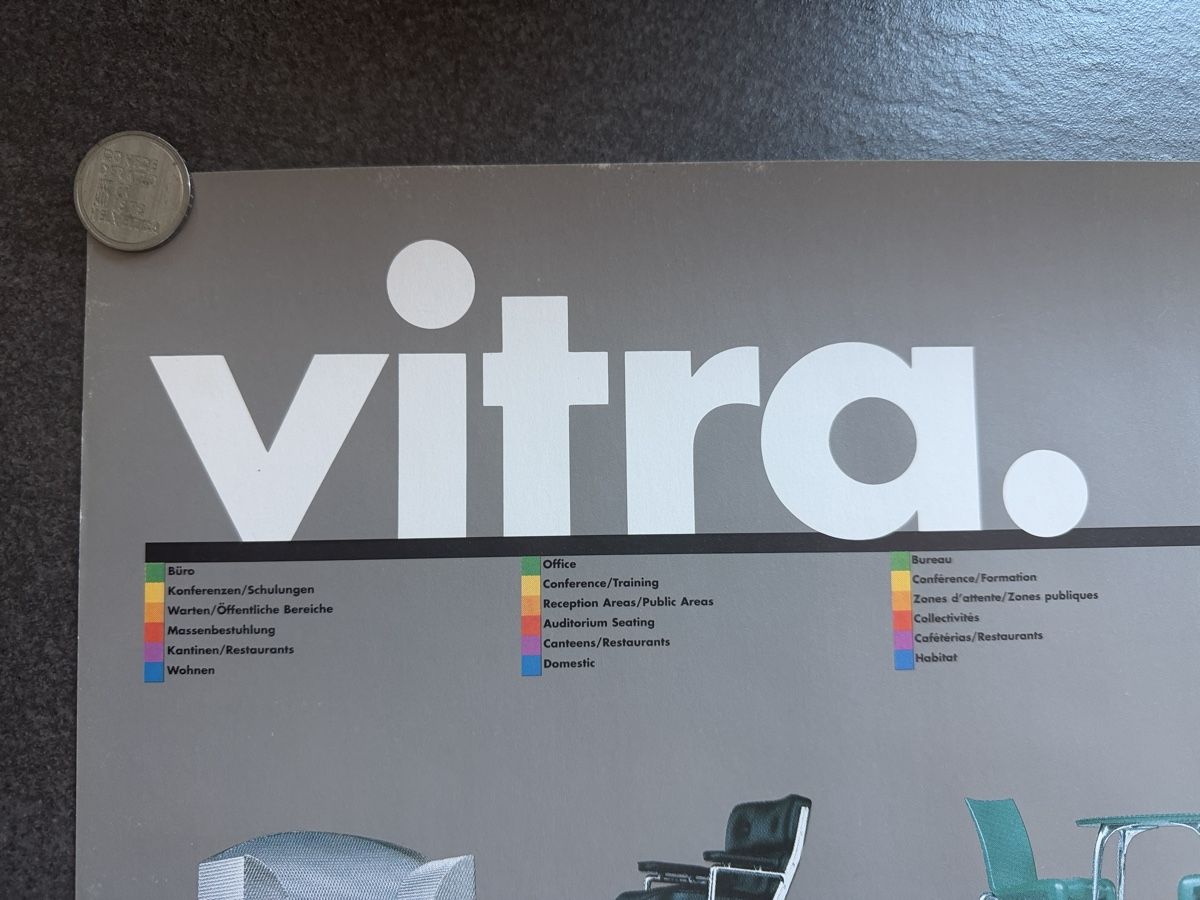 Foto & Immagini: Vitra Möbel Plakat 1996 – Usato da Zürich venduto da cENS0R 1