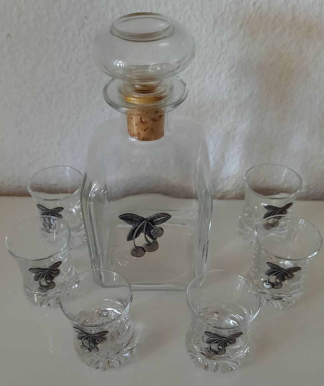 Altro: Wunderschöne Kirschflasche mit 6 Gläser – Usato da Wallisellen venduto da chanel007 1
