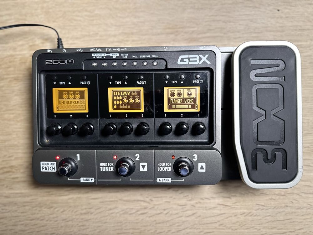 Zoom G3X Guitar Effekt/AmpSimulator mit Expression Pedal Kaufen