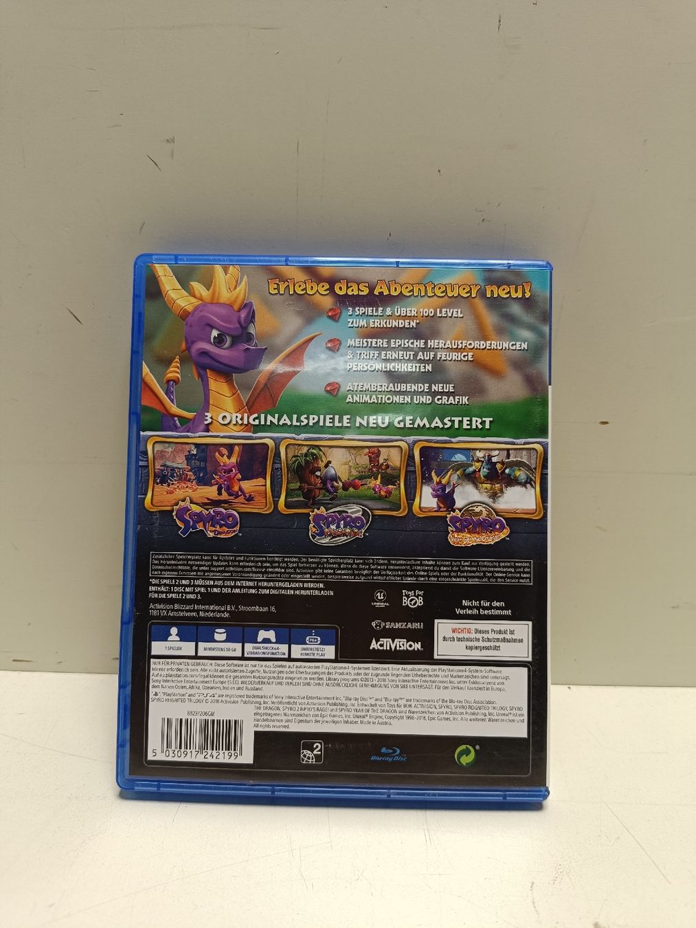 Sony Giochi: Spyro Reignited Trilogy PS4 - (em52) – Usato da Künten venduto da Schnaepplihuus 1