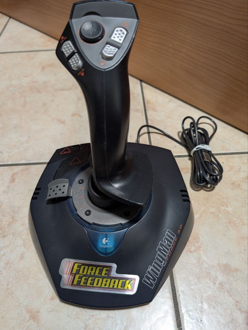 Logitech Controller: Logitech-Flight stick-WingMan Force 3D – Gebraucht aus Figino von
