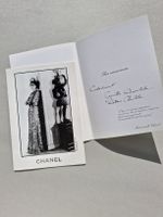 CHANEL  Grusskarte Set, seltene Sammlerstücke, neuwertig
