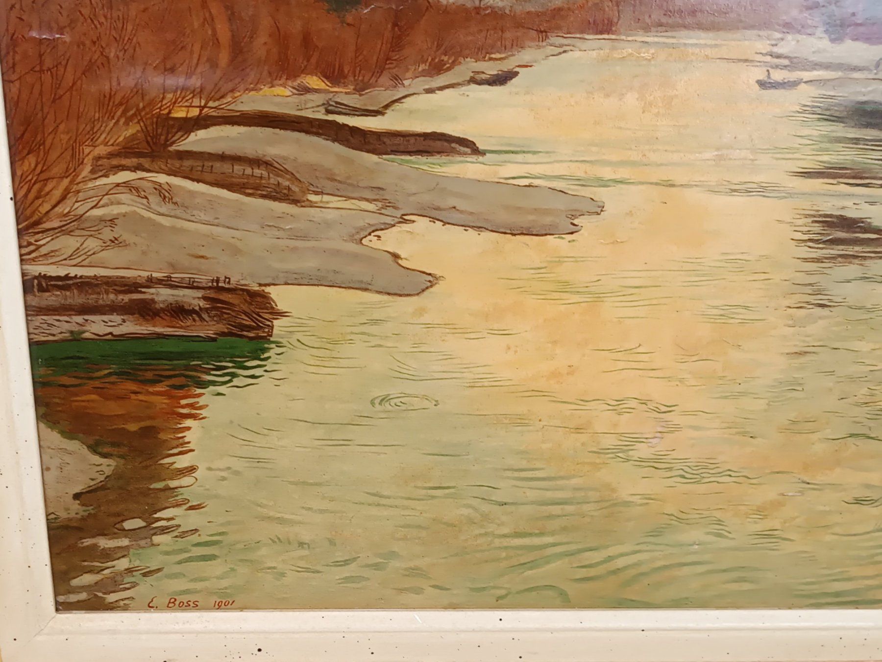 Grafica & Litografie: Lithographie "Aare bei Belp" – Usato da Suhr venduto da Restwert_Suhr 5