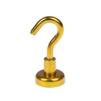 Magnet superstark mit Haken, gold