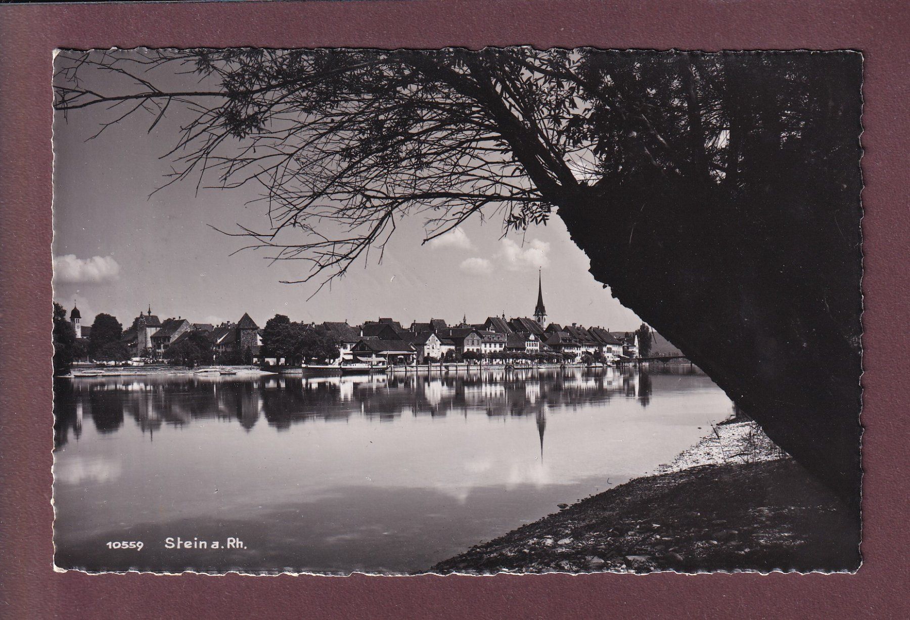 Cartoline postali: STEIN AM RHEIN - 1945 – Usato da Pully venduto da nicecards