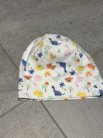 Bonnet enfant dinosaures 12 - 24 mois blanc 50cm neuf