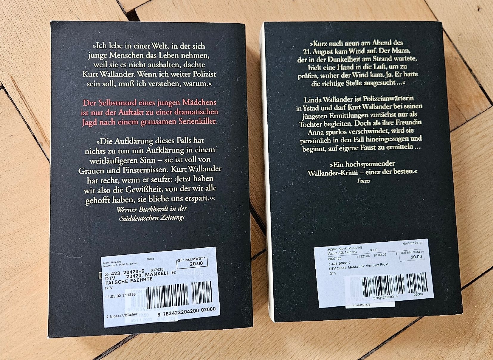 Libri: 8 Henning Mankell Romane – Usato da St. Gallen venduto da Patrizia0711 2