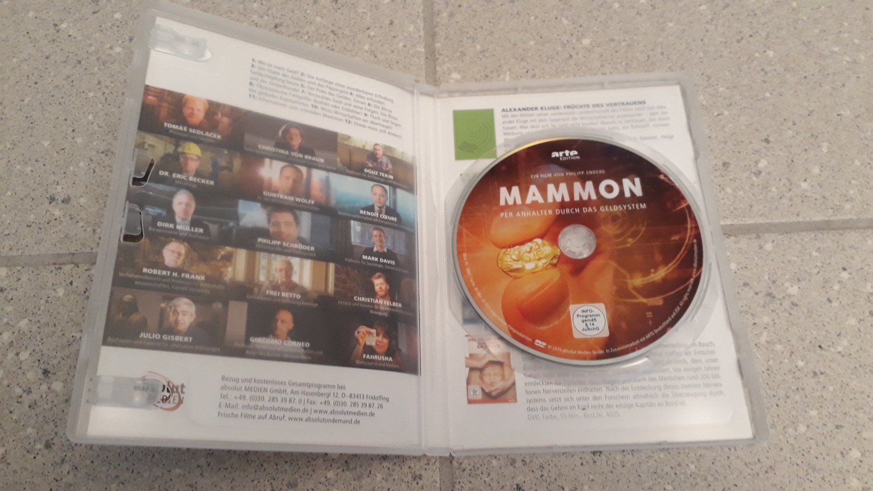 Tutti i DVDs: Mammon - Per Anhalter durch das Geldsystem – Usato da Stäfa venduto da Supertramp73 2