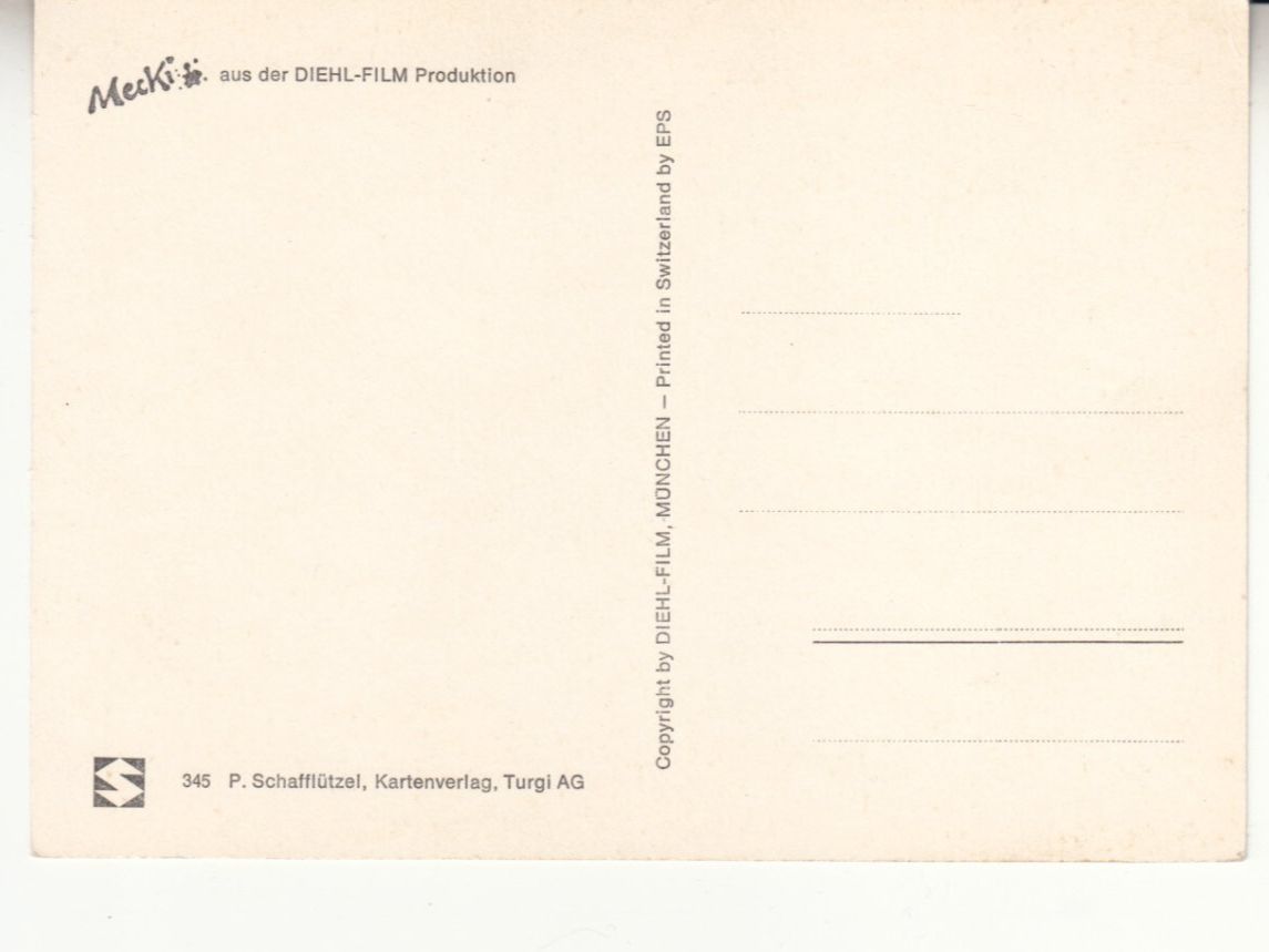 Cartoline postali: Mecki Karte 345 – Usato da Bürglen TG venduto da StampGraf 1