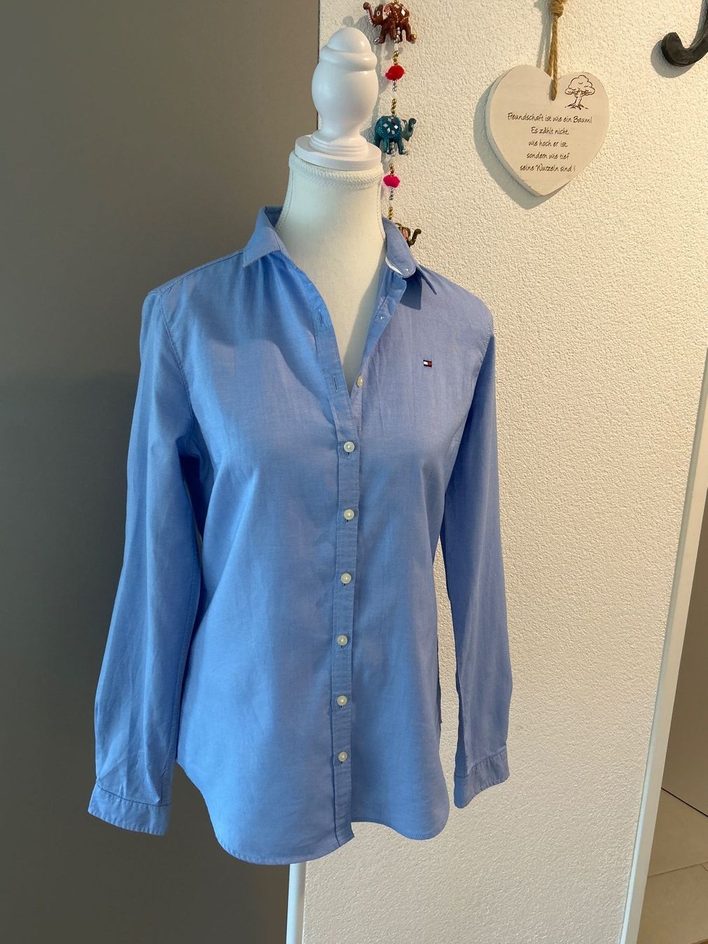 Tommy Hilfiger Camicette: Damen Bluse hellblau von Tommy Hilfiger Grösse 6 – Usato da Brunnen venduto da Nala2929 1