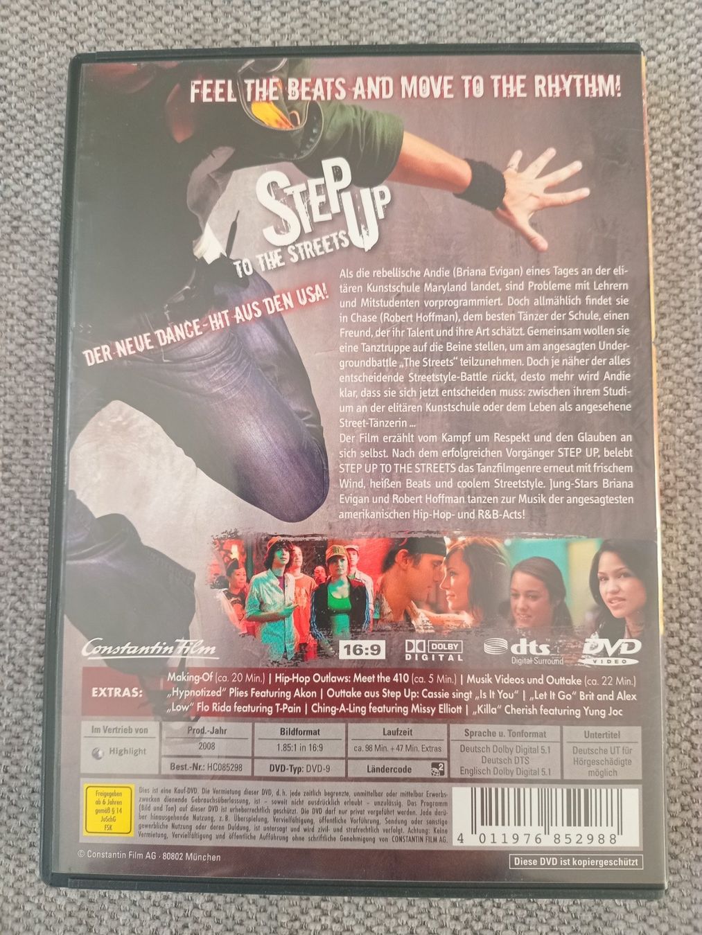 Alle DVDs: STEP UP - TO THE STREETS – Gebraucht aus Zollikofen von jde_72zf 1