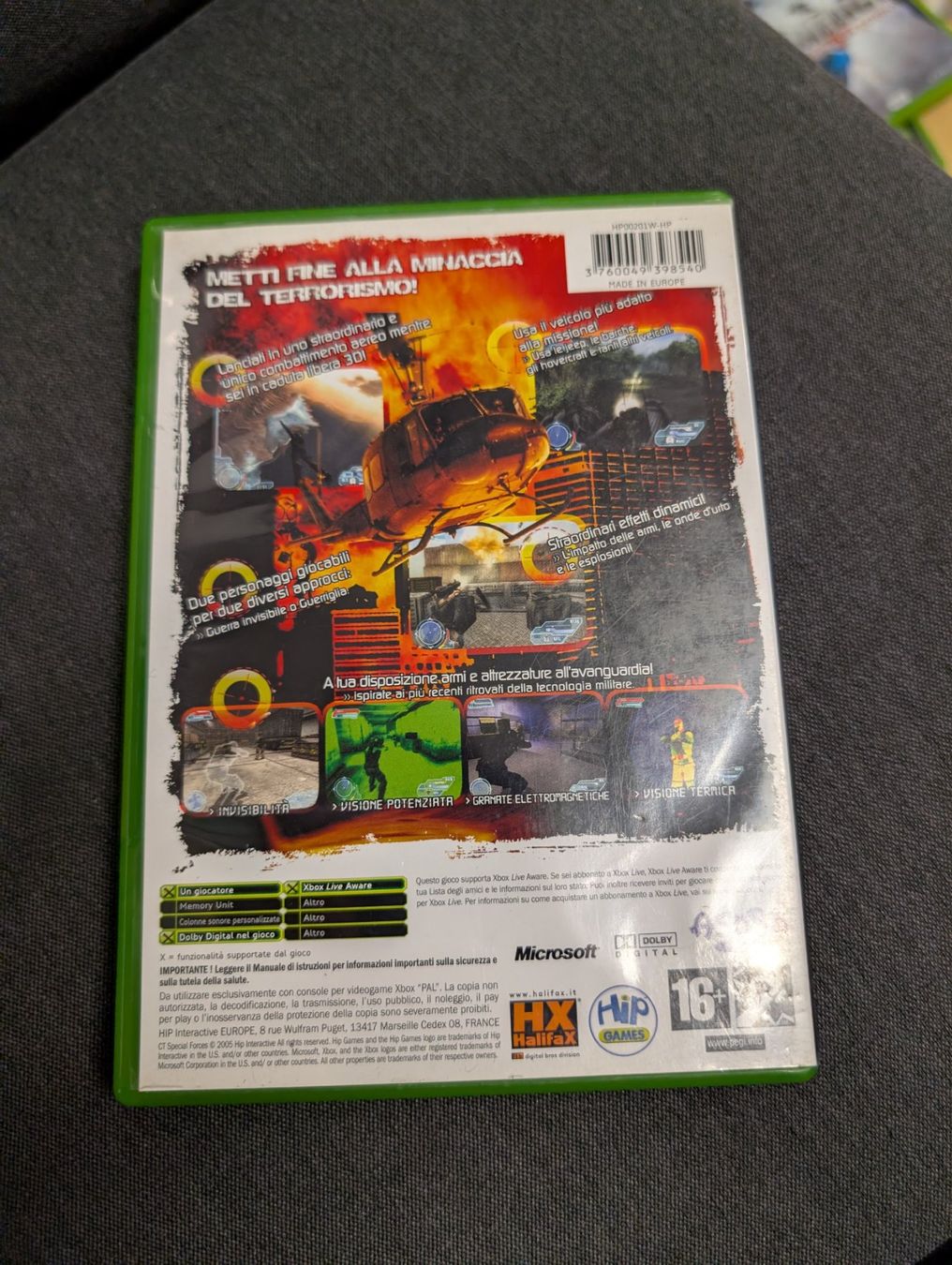 Jeux: CT special forces: fire for effect Microsoft xbox – D'occasion à Giubiasco par Ticinerd 1