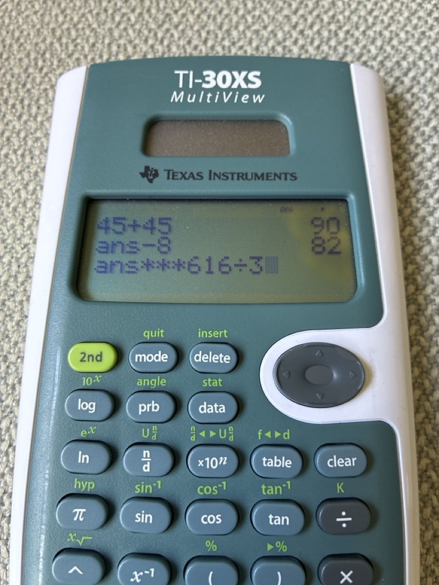 Texas Instruments Calcolatrici tascabili: Texas Instruments TI-30XS MultiView – Usato da Zürich venduto da Sylvie0011 2