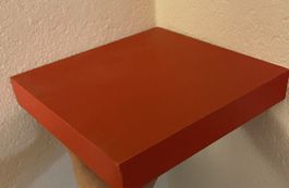 3 Étagères murales rouges