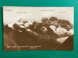Arolla - Vue prise Col de Riedmatten