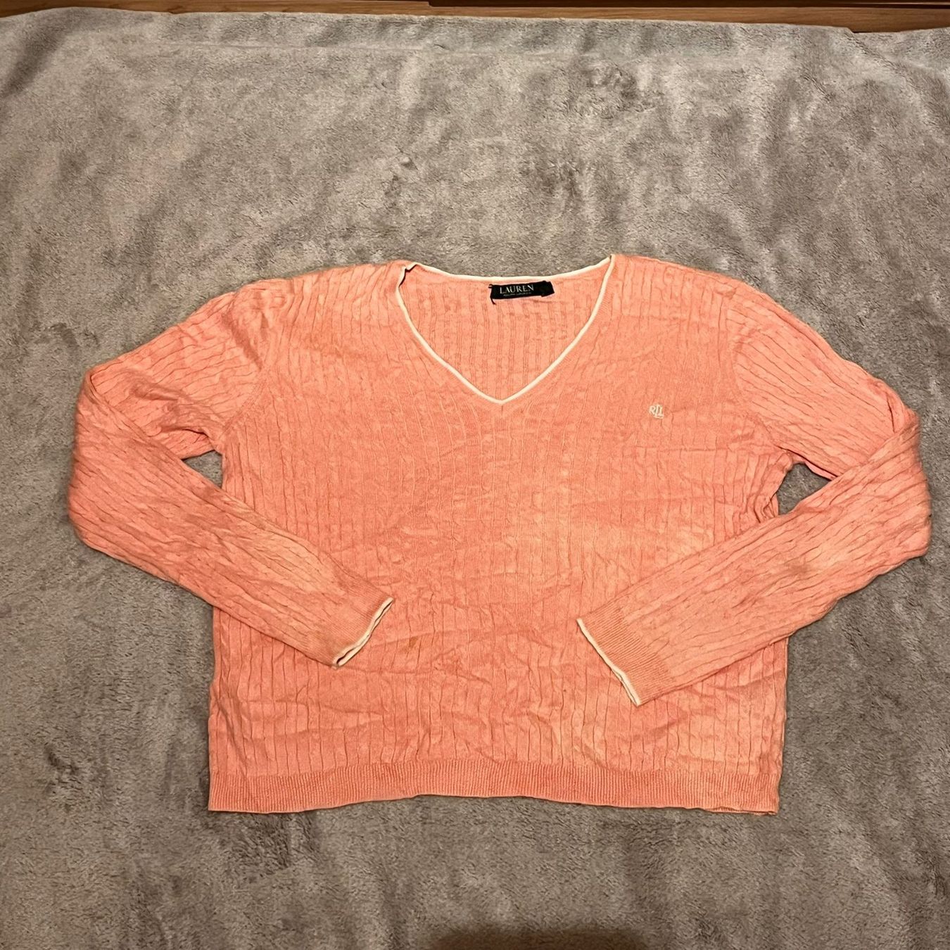 Ralph Lauren Maglioni & Felpe: Pull Ralph Lauren rose pale – Usato da Marin-Epagnier venduto da csc_8765 1