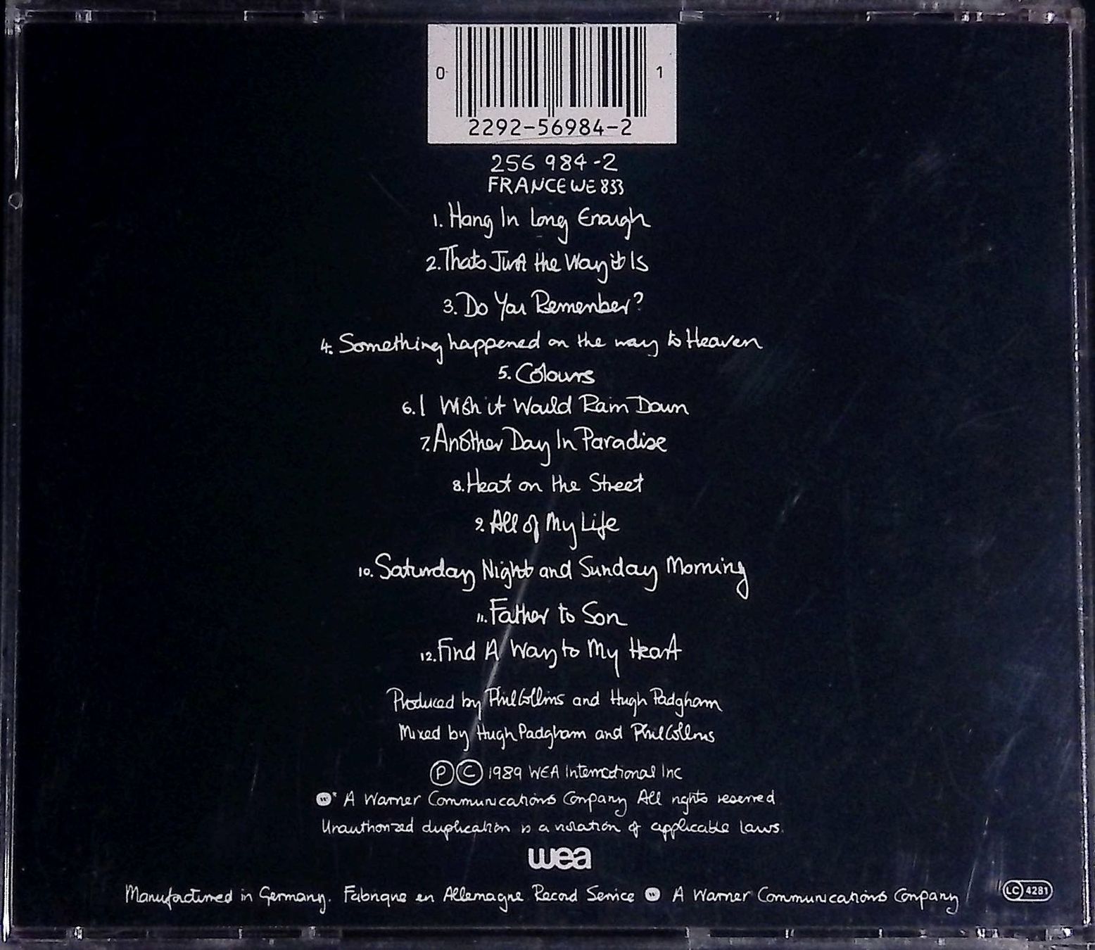 CDs: ...But Seriously - Phil Collins – Gebraucht aus Russo von JazzSammler 2