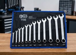 BGS Gabel Maul-Ringschlüssel-Satz Zollgrössen SW 1/4"-15/16"