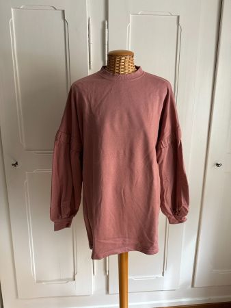 MISSGUIDED - Sweatshirt beerenfarben oversized 36