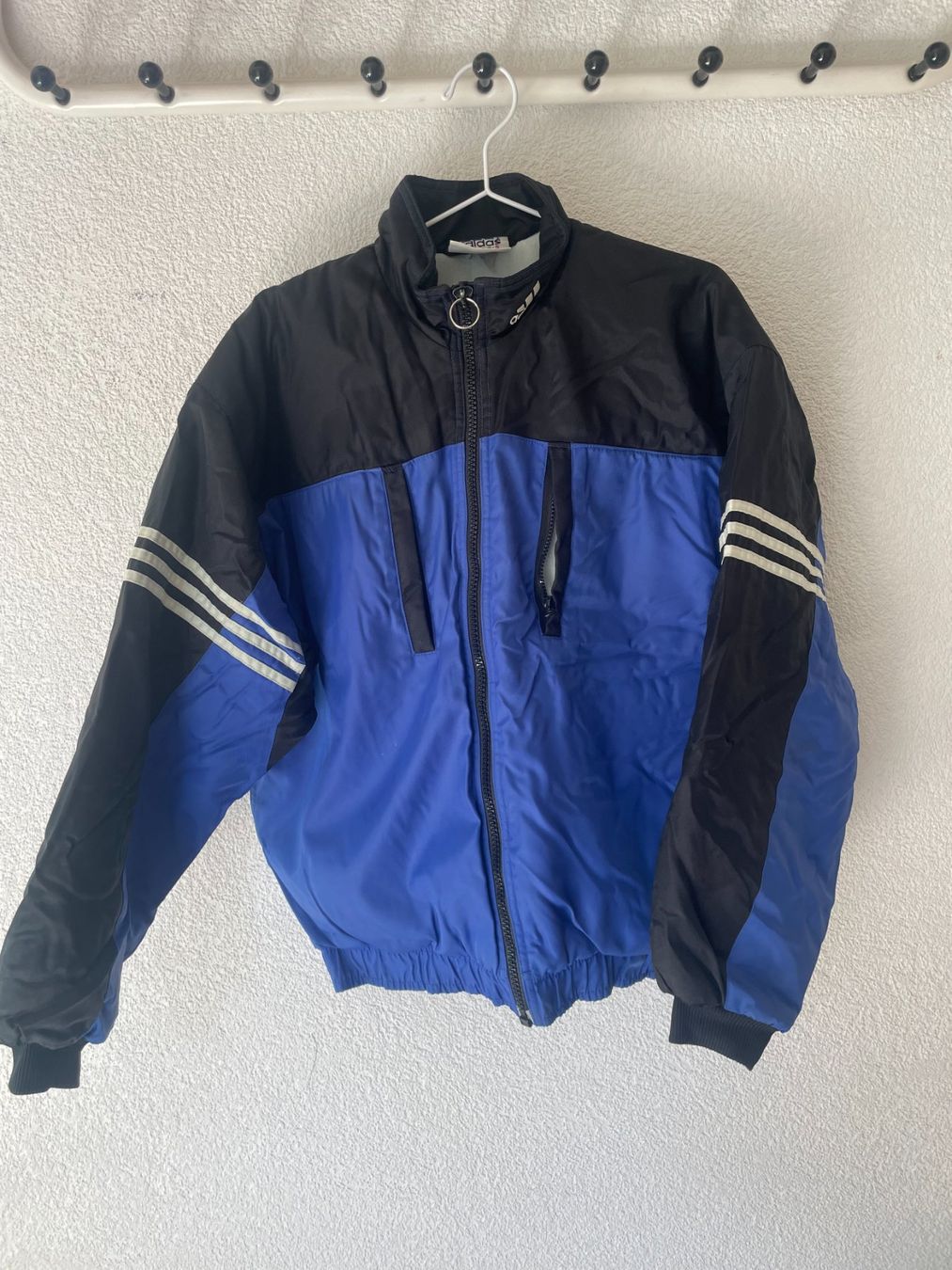 Adidas Giacche: Adidas Vintage Bomber Jacket Black Blue L – Usato da Lausanne venduto da amaury.h