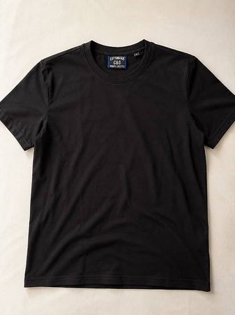 Cotton Silk T-Shirt  Grösse L