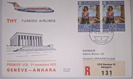 Swissair Geneve - Ankara 01.11.1975