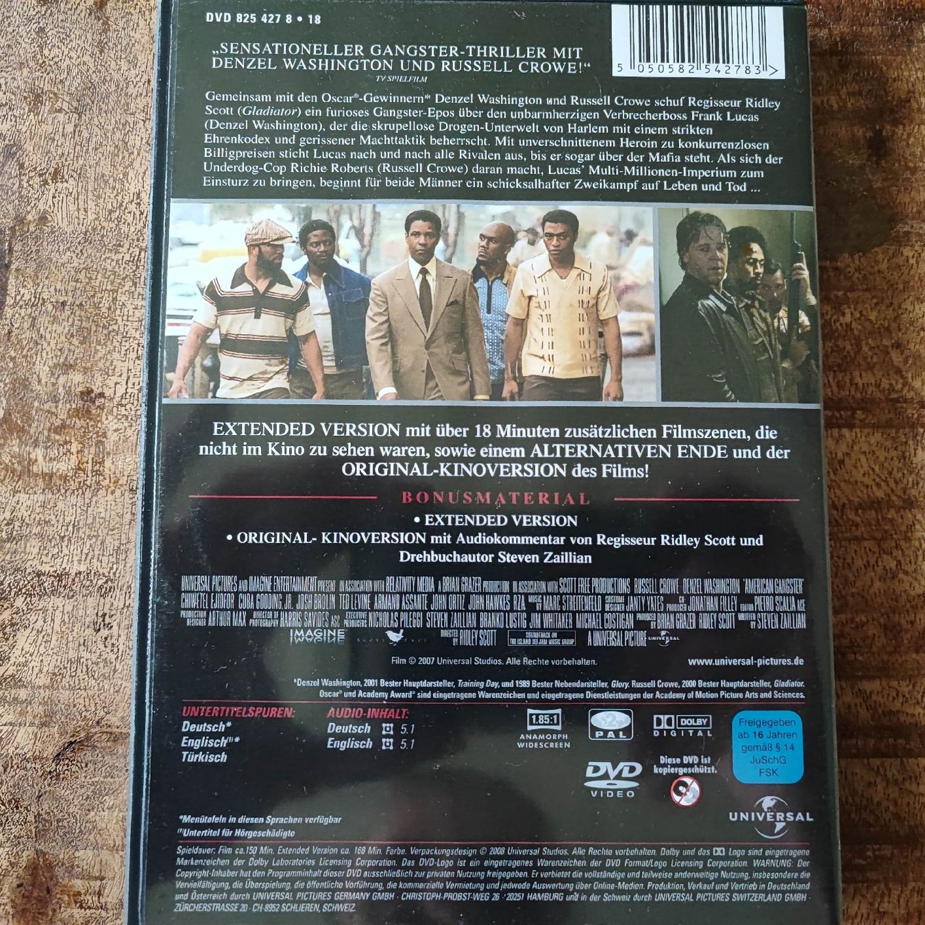 Alle DVDs: American Gangster DVD Extended Edition – Gebraucht aus Dübendorf von kb86_MOVIE 1