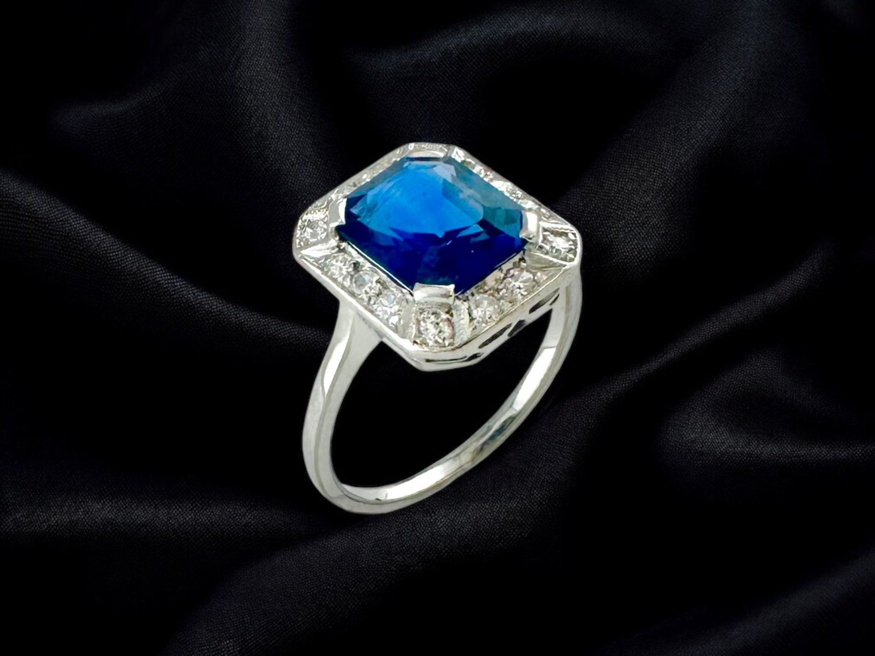 Anelli: Saphir - Diamant - Ring – Usato da Zuzwil SG venduto da artimmo 4