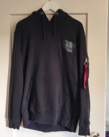 Alpha Industries Set Hoodie + Jogginghose Schwarz (Gr. L)