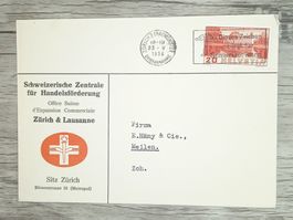 TR20 Enveloppe + Timbre Suisse 1938