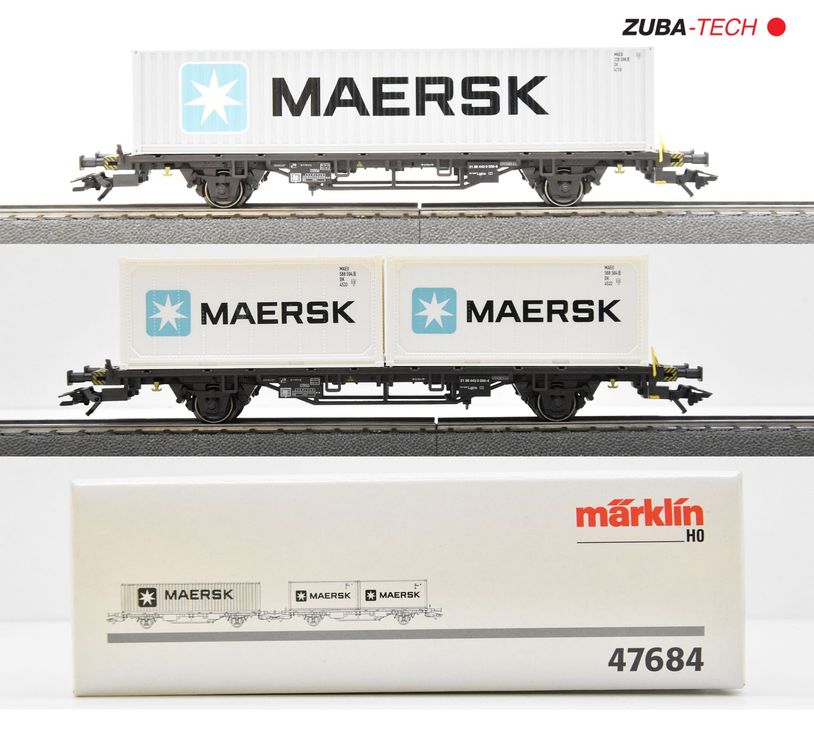 Set De Wagons Containers Märklin 47688 - Échelle H0 - Neuf - NS (Néerlandais)
