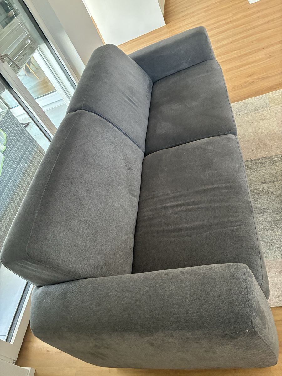Divani: Sofa mit Hocker grau  – Usato da Dagmersellen venduto da Nina1234 2