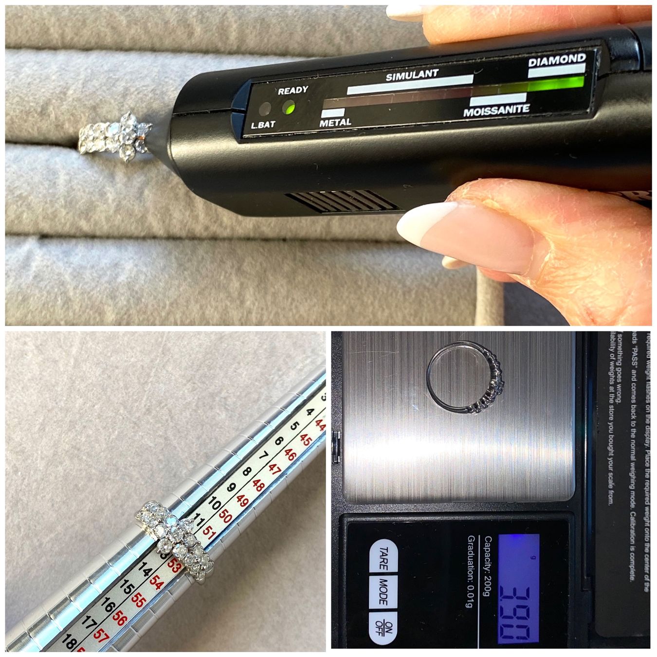 Ringe: 1ct Karat Diamant Ring aus Platin – Gebraucht aus Kriens von hannaandkiko 8