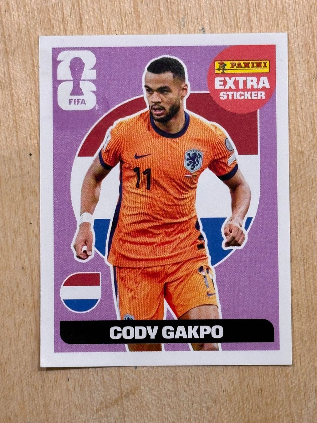 Panini Carte collezionabili: Panini Extra Sticker Cody GAKPO Lila – Nuovo (secondo la descrizione) da Bern venduto da Andur