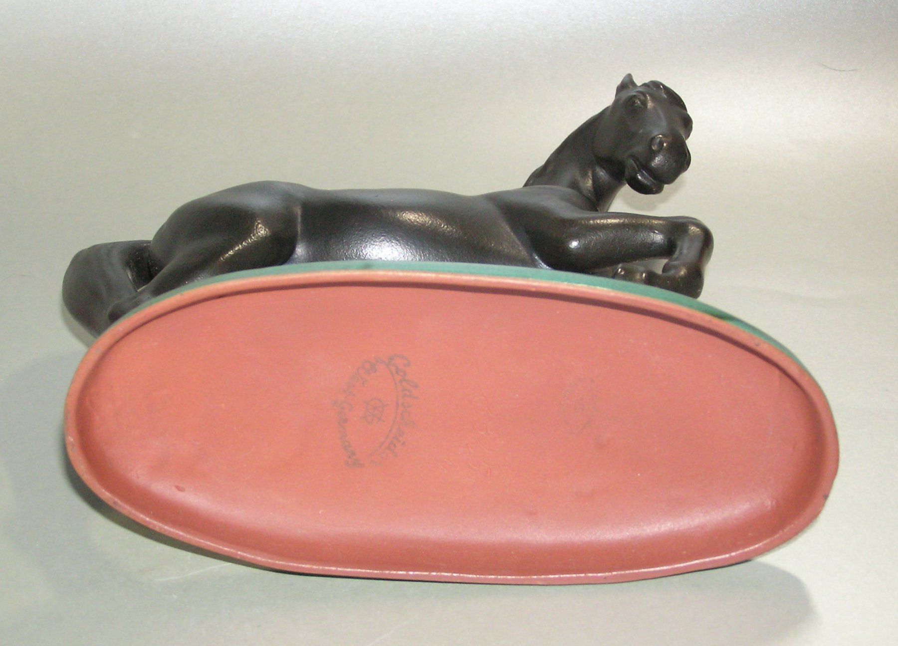 Statuette: GOLDSCHEIDER KERAMIK PFERD – Usato da Grenchen venduto da Antique-hunter 4