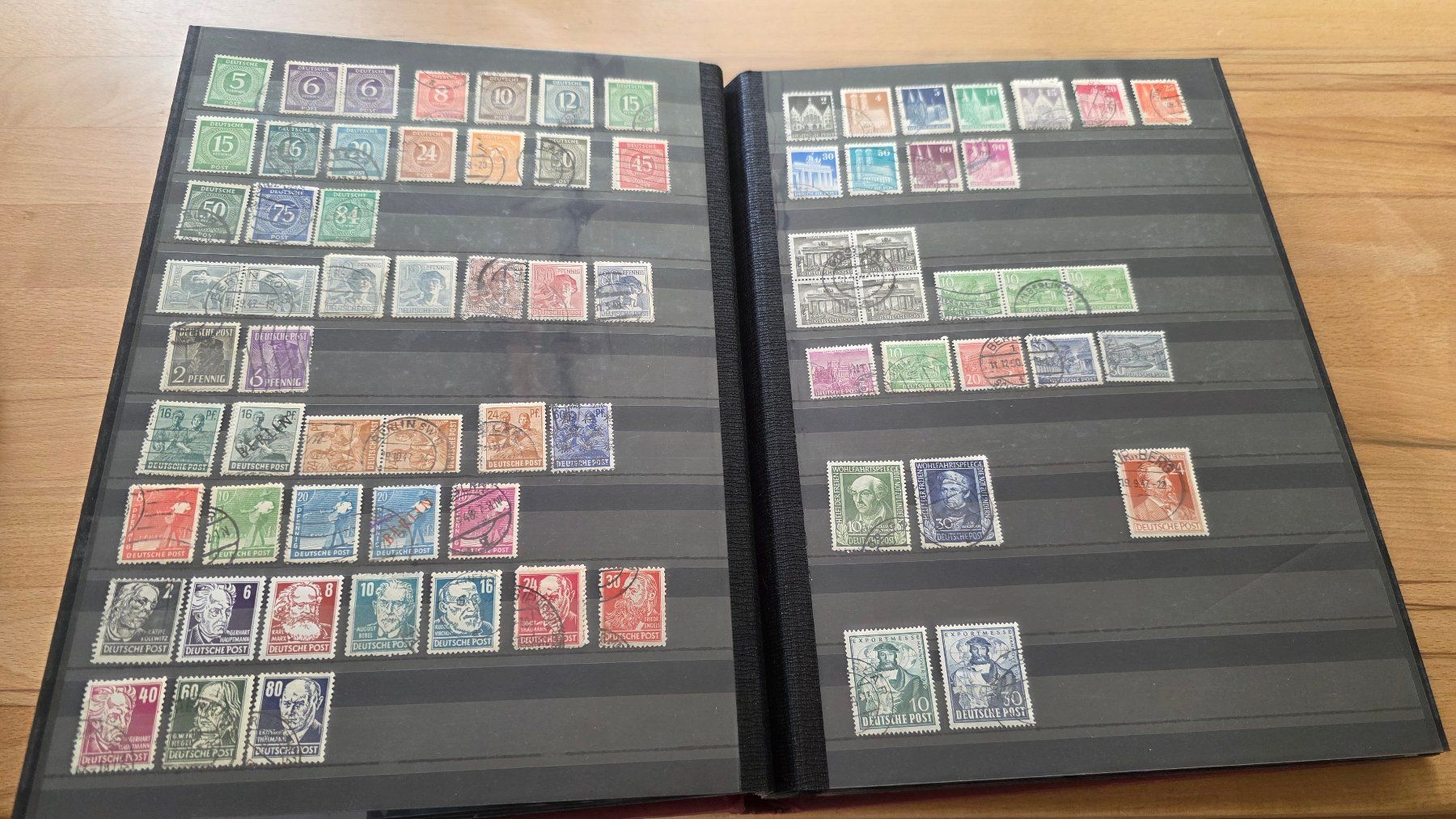 Alle Briefmarken: Briefmarkensammlung Deutschland – Gebraucht aus Wettswil von Schnuebe 3