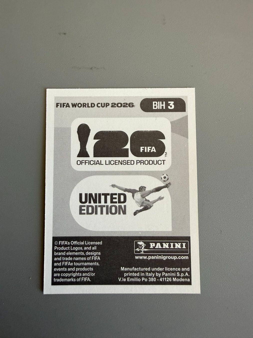 Panini Carte collezionabili: Panini Amar Dedic BIH3 – Usato da Liebefeld venduto da Ronaldo-1996 1