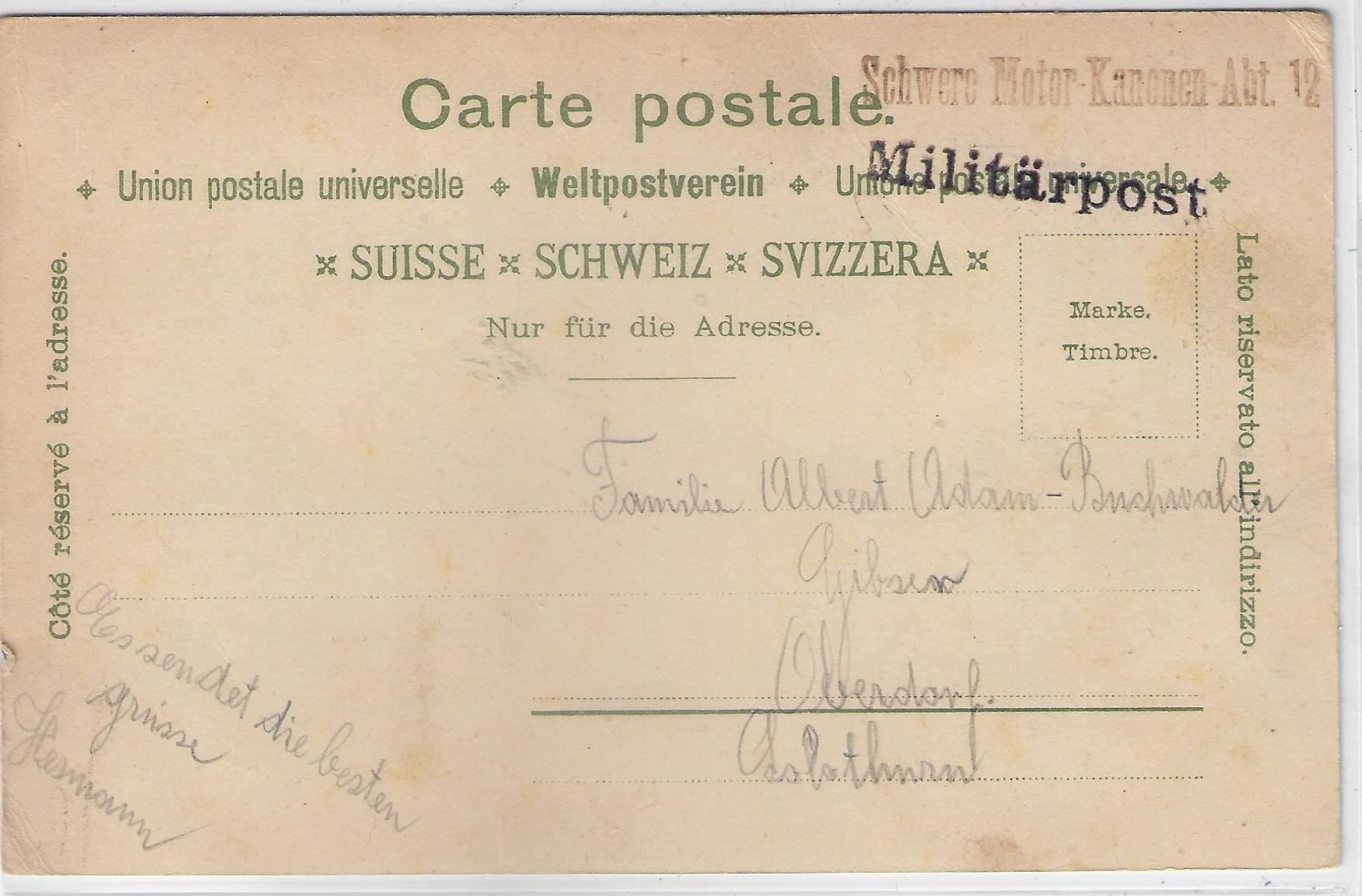 Cartoline postali: Gruss aus Goldau - Litho - Bahnhof, – Usato da Ettingen venduto da Kartenplanet 1