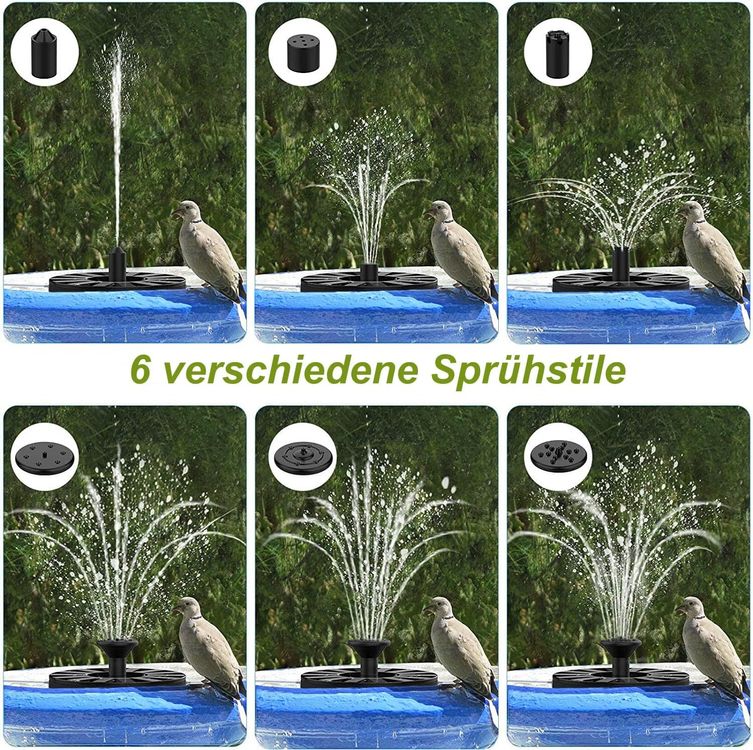 Solar Wasserpumpe Teichpumpe brunnen für Gartenteich Kaufen auf Ricardo