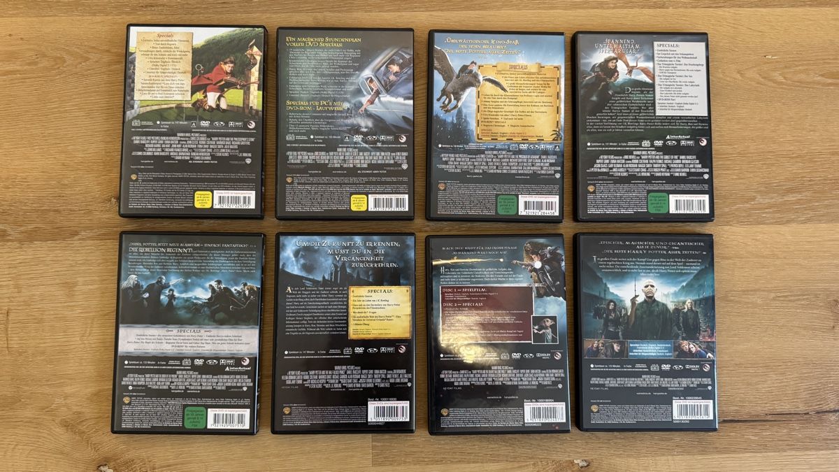 Tutti i DVDs: Harry Potter DVD Collection - 8 Filme – Usato da Dübendorf venduto da lilmissprincess 1